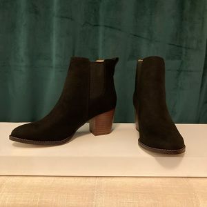J. Crew Black Heeled Bootie Size 7